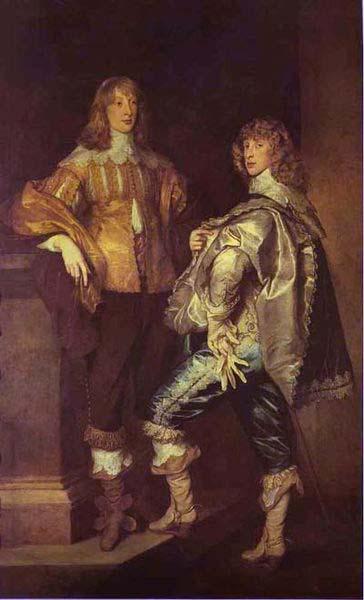 Anthony Van Dyck The more intimate, but still elegant style he developed in England, oil painting picture